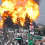 EVACUAN A 2 MIL TRAS EXPLOSIÓN DE CUATRO PIPAS DE GAS EN PUEBLA