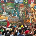 CAPTURAN EN PINTURA LA PASIÓN MUNDIALISTA