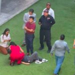 CAÍDA DESDE TERCER PISO DEJA GRAVE A PERSONA EN UNIVERSIDAD DE REYNOSA