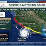 ALCANZA HURACÁN TRUDY LA CATEGORÍA TRES