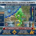 PREVÉN LLUVIAS POR TRES DÍAS EN NL